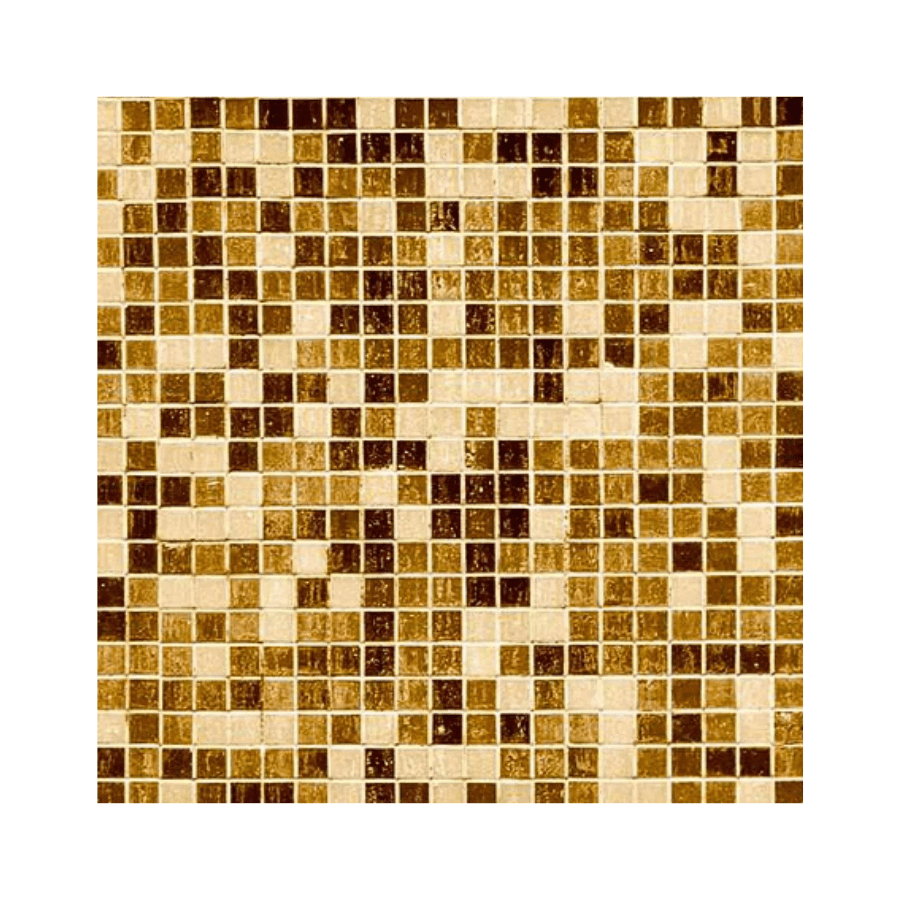 MIX Gold Ambrachiara  2x2 cm  mozaik na mrežici